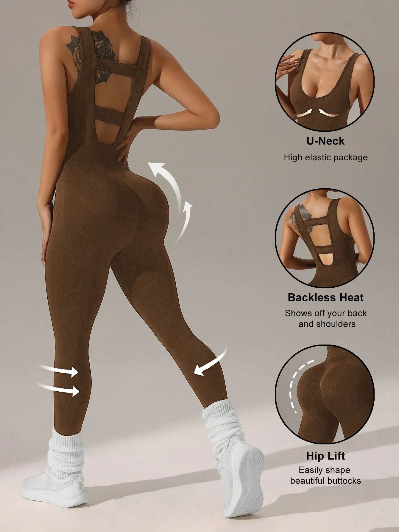 Stylish Women's Yoga Jumpsuit