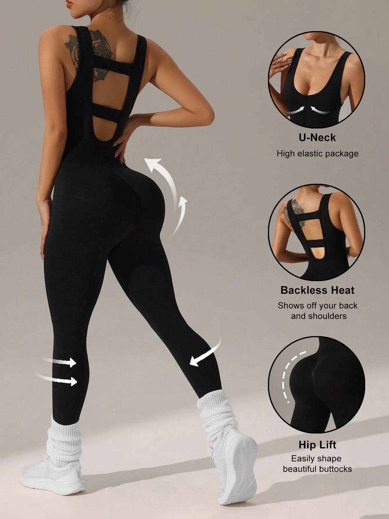 Stylish Women's Yoga Jumpsuit